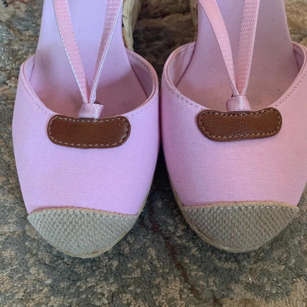 Chaps Clarisa Pink‎ Espadrilles- size 7